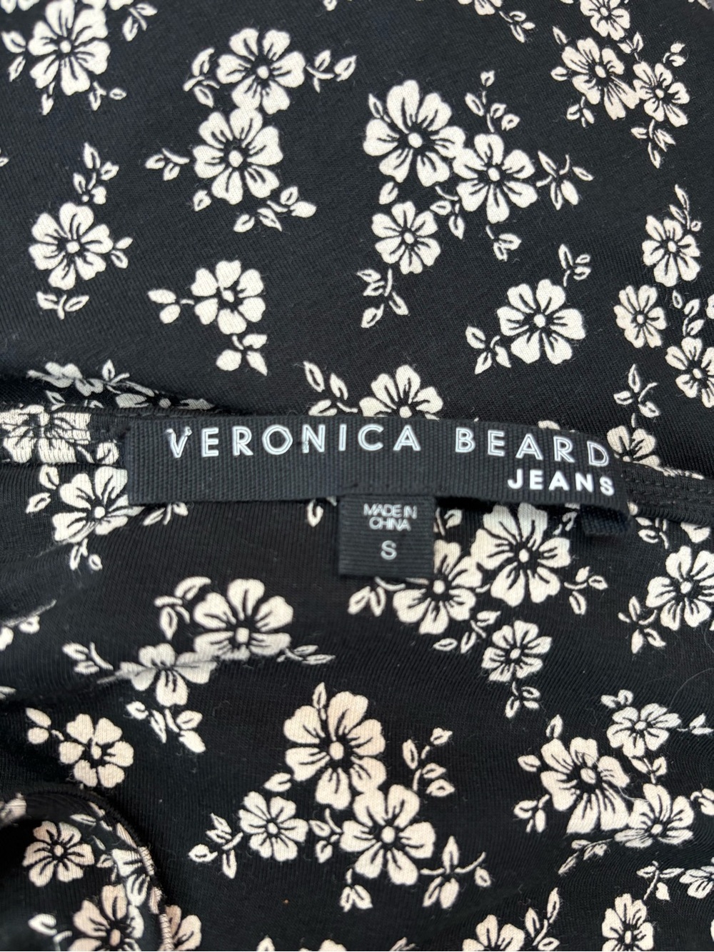 Veronica Beard Mariposa dress In Black and White Floral Size Small - Picture 11 of 16